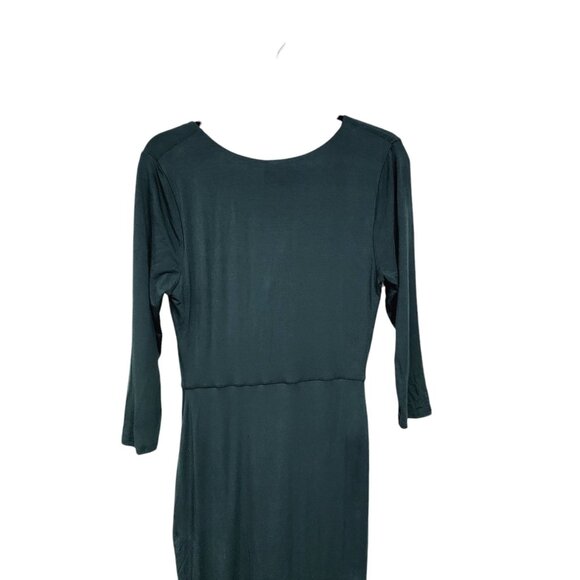 Lovers And Friends Sundance Maxi Dress V-Neck Knot Maxi Dress Size M Green - Picture 8 of 13